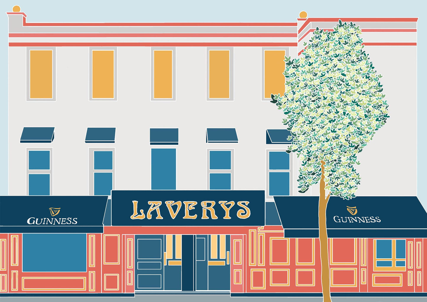 Laverys Belfast Bar Print