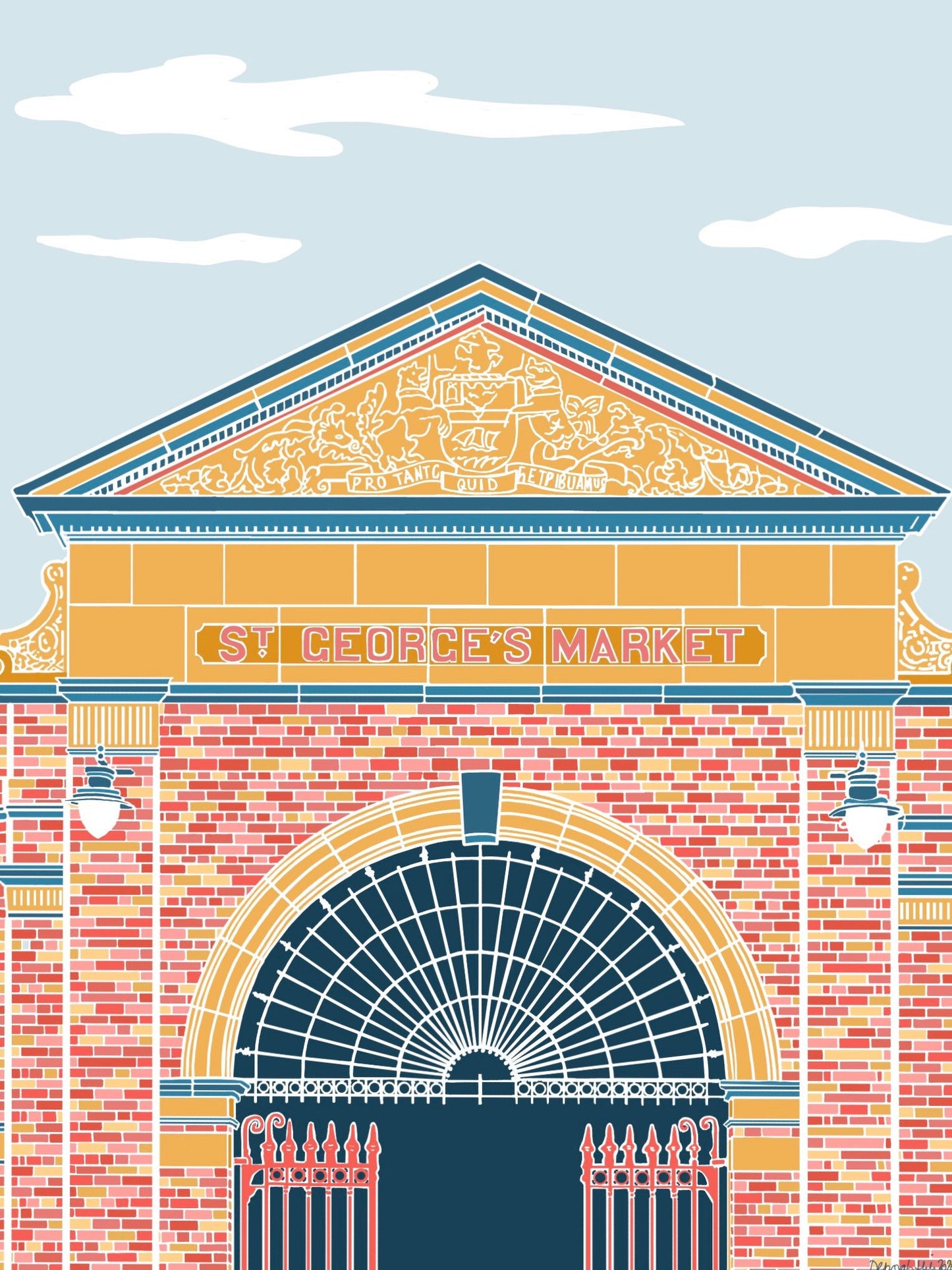 St. George’s Market, Belfast Print