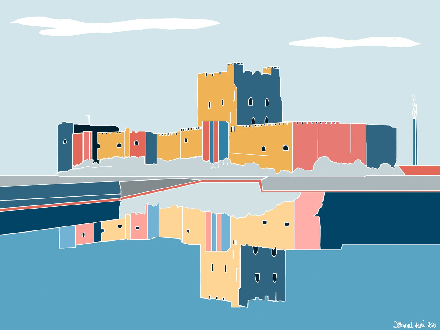Carrickfergus Castle Print