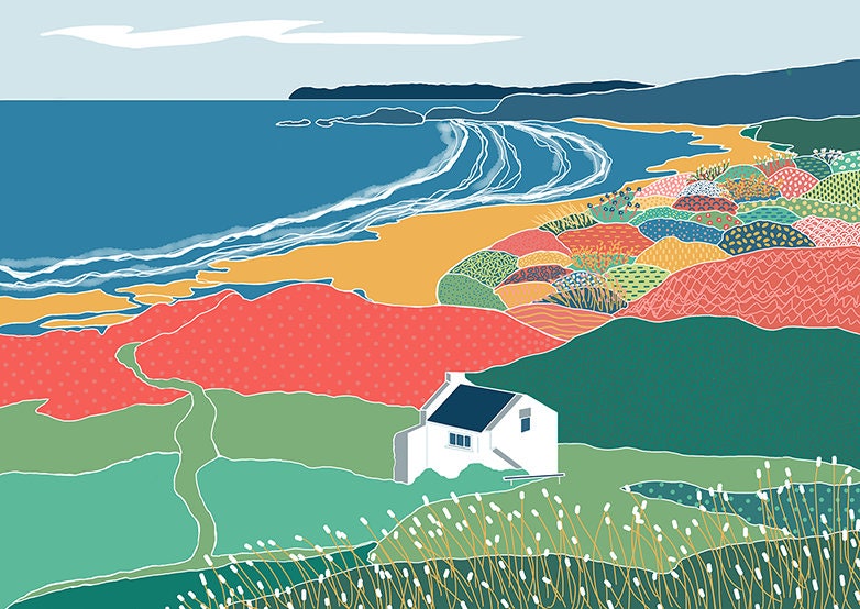 Whitepark Bay Print: County Antrim, Northern Ireland