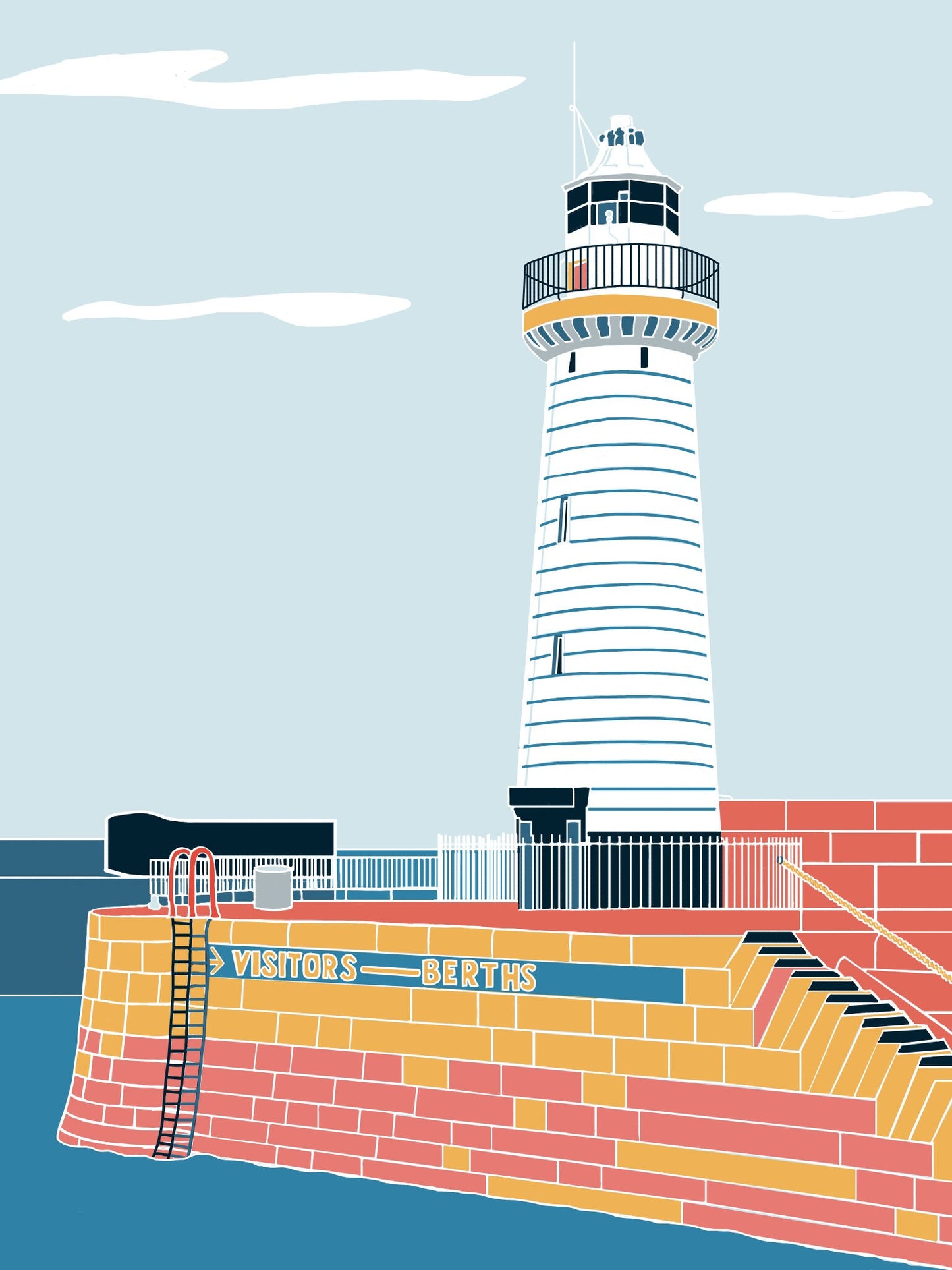 Donaghadee Lighthouse Print