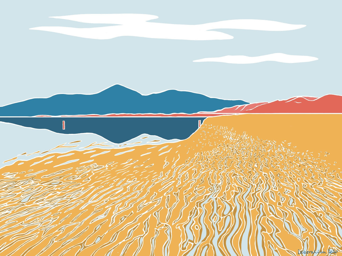 Murlough and The Mournes  Print