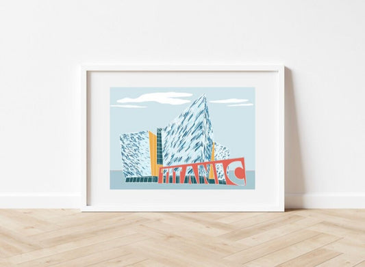 Titanic Building Print