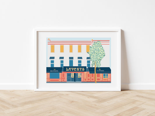 Laverys Belfast Bar Print