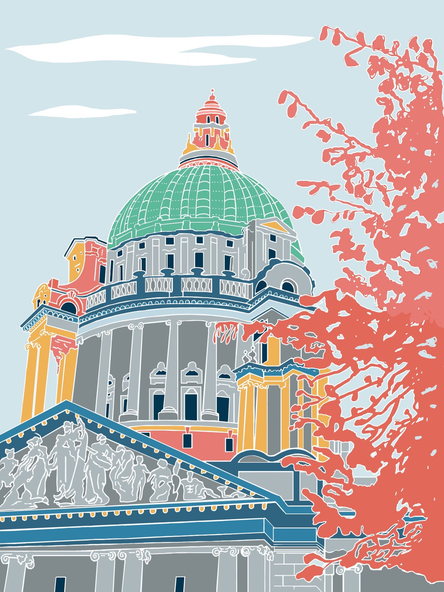 Belfast City Hall Print