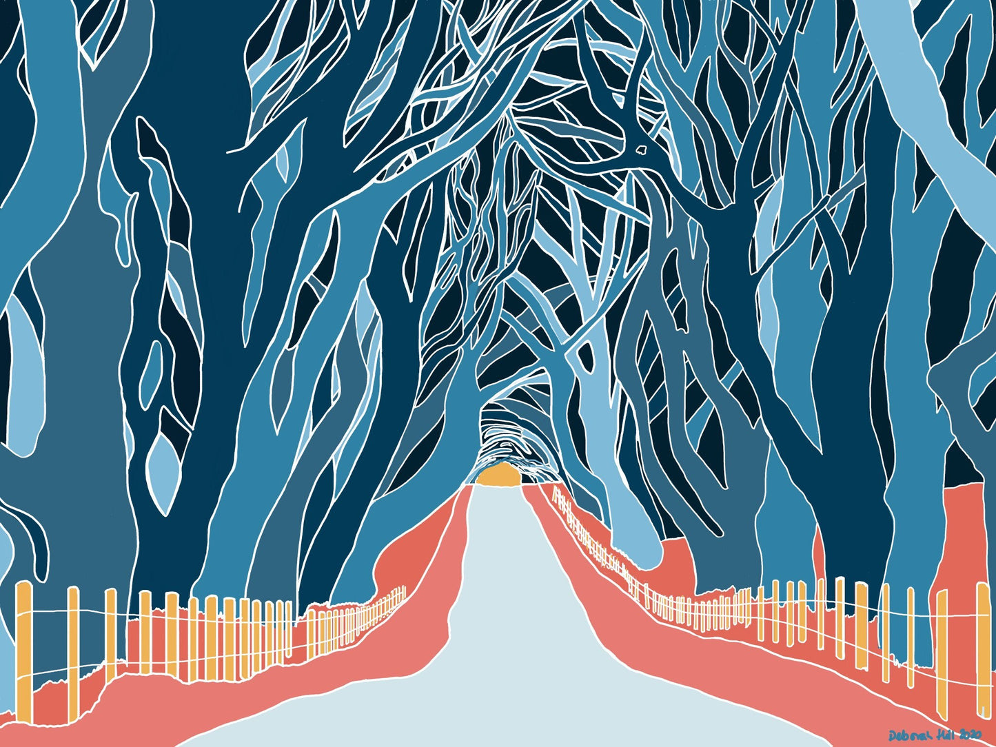 The Dark Hedges print